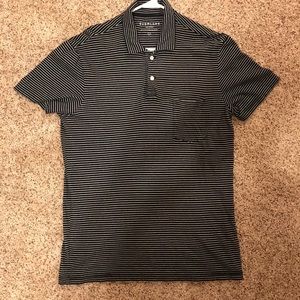 Polo blue and white stripes lightweight summer